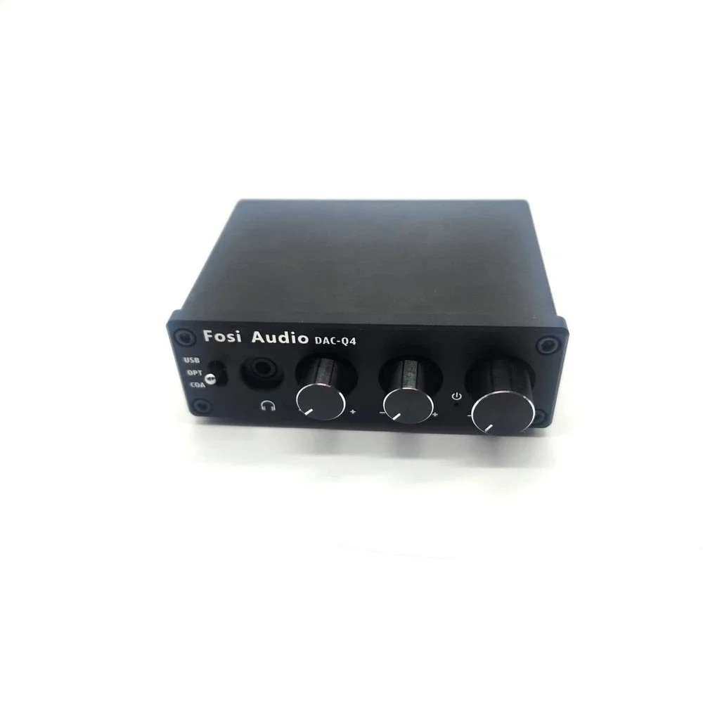 Fosi Audio Q4 DAC Headphone Amp USB Optical Coaxial 3.5mm RCA Desktop‎ Converter